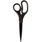 JAM Paper Heavy Duty Multi-Purpose Precision Scissors - 8" - Black-All-Purpose Straight Blade Scissors | Colour: Sleek Black