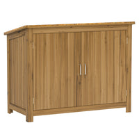 Outsunny - Abri de jardin en bois Outsunny - 43 po x 20 po x 34 po-La taille compacte s'adapte parfaitement aux petits jardins ou patios  
