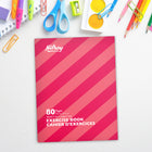 Hilroy Poly Exercise Book, Assorted - 8-3/8" H x 10-7/8" W - Ruled - 80 Pages-40 sheets / 80 pages ideal for daily note‑taking, school, or office use
