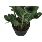 Monarch Specialties - Plante Artificielle - 29 po H - Arbre Zz - Mis En Pot - Touche Réelle - Feuilles Vertes - Pot Noir-Pas de montage requis: dimensions du produit : 17 po L x 16 po W x 29 po H