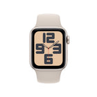 Apple Watch SE (2nd generation) - 40mm - GPS - Starlight Aluminum Case with Starlight Sport Band - Small / Medium-Carbon Neutral - Apple Watch SE (2nd generation) paired with the latest Sport Loop is carbon-neutral