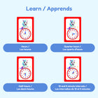 The Fidget Game Telling Time Card Pack-Improves speed and confidence with practice