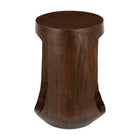 Zuo Okno Side Table - Walnut-Dimensions: 12.2" L x 13.0" W x 17.7" H
