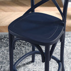 Modway Gear Counter Stool - Midnight Blue-Weight Capacity: 330lbs.