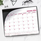 Brownline - 2026 Recharge pour calendrier sous-main mensuel - 23-1/2 po x 18-3/8 po - Anglais-Sections pour notes sur chaque page  