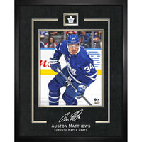Auston Matthews Maple Leafs Replica Signature Frame - Framed Print - 16" x 20"-Premium virtual frames