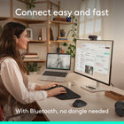 Logitech Signature Comfort Plus Combo MK880 Wireless Keyboard and Mouse Combo - Black - French-Designed for sustainability: The plastic parts are made with a minimum of 49% post-consumer recycled plastic