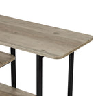 Manhattan Comfort Celine 70.86" Modern Console Table - Rustic Grey-Top Board Made of High Quality Manufactured Wood with Veneer