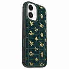 OtterBox Symmetry Clear Compatible with MagSafe Case with Camera Control for iPhone 17 - Golden Bloom Green-Ultra-sleek design that flows with the lines of your phone