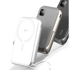 Idmix - Q10 Banque d’alimentation sans fil magnétique Pro III - blanc-Compatibilité MagSafe