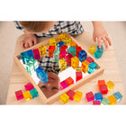 TickiT - Plateau miroir en forme de cube de pierres précieuses - Ensemble de 101-10