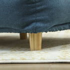 PawHut Elevated Washable Large Dog Sofa - Dark Blue-Colour: Dark Blue 