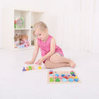 Bigjigs Toys - Puzzle de l'alphabet en gros morceaux - Majuscules-7