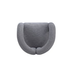 Manhattan Comfort - Darian fauteuil d’appoint moderne en bouclé 32,68" gris - lot de 2-26,77 po L x 22 po l x 28,74 po H