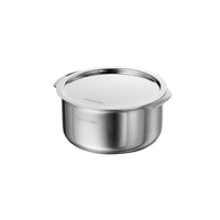 Tramontina - Utsava Casserole couverte en acier inoxydable à 3 couches-Conçu pour la célébration : la construction à 3 couches garantit une cuisson rapide et uniforme pour les repas partagés en grande quantité