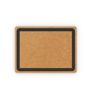 Minimal 15.7" Paper Fiber Cutting Board-Reversible design with juice groove for easy prep.