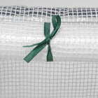 Outsunny 6' x 3' x 3' Portable Tunnel Greenhouse with Large Zipper Doors & Water/UV PE Cover - White- Durable coated steel rust-resistant frame, allows easy mobility to change the location    
 