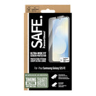 PanzerGlass SAFE UWF Screen Protector for Samsung Galaxy S25 FE - Clear-So easy to install you can do it even if you’re all thumbs