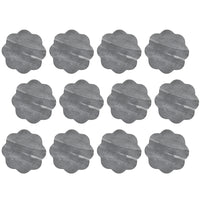 Maxwell & Williams - Collectif de Sous-verre en Gris Anthracite Pétoncle Marbre Sous-verre - Paquet de 12-Fabriqué en céramique résistant à la chaleur