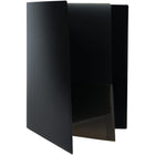 JAM Paper - Chemises multi-poches en plastique robuste - organiseur à 4 pochettes - noir - Paquet de 2-Dossiers à poches multiples avec sections de poche intérieures | La couleur noire