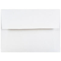 JAM Paper Enveloppes à ouverture latérale et à rabat droit gommé, 3 5/8 x 5 1/8 po, pqt/250-Blanc