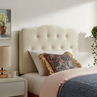 Modway Annabel Premium Linen Blend Twin Headboard - Linen-Wood Blend Frame