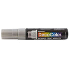 JAM Paper Marvy Uchida Acrylic Paint Marker - Jumbo Point - Silver-Ink is water based Acrylic Paint and goes on smooth. These versatile Paint Markers can be used to brighten up any surface or project!