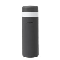 W&P Porter Insulated Bottle - Charcoal-Insulated Bottle, 590 ml (20 oz), charcoal, silicone and ceramic coated stainless steel