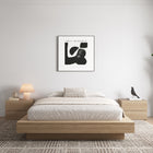 Nexera - Lit Plateforme Queen Marconi en chêne brun-Montage Facile et Livraison à Domicile : Assemblage sans souci, livraison à votre porte pour une mise à niveau pratique de votre chambre à coucher