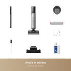 Mova X4 Pro Wet Dry Vacuum- Black-Push-in for Seamless Docking and Charging: The X4 Pro offers you easy cleaning actions, simply push the vacuum cleaner directly into the station, where it automatically switches off and charges in just 45 minutes.