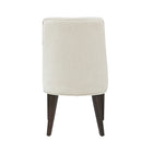 Manhattan Comfort - Lot de 4 chaises de salle à manger modernes Beever 22 po en chenille crème, rembourrées-Assemblage à domicile requis Tout le matériel inclus