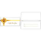 Action Envelope Currency Envelopes - 2-7/8" x 6-1/2" - Gold Bow - 250 Pack-Comes in Gold Bow