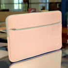 Vangoddy - Housse de protection en néoprène pour ordinateur portable 17" avec poche supplémentaire - Rose-8
