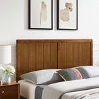 Modway Robbie Wood Queen Headboard - Walnut-Panel Detail