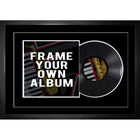 Vinyl Album Frame with Black Background - Framed Print - 26" x 18"-Premium music memorabilia