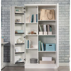 Sauder Merton Hall Large Storage Cabinet - White-Clear instructions: With illustrated instructions and labeled parts, you'll set it up quickly and easily