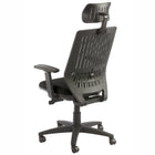 Nightingale - Bless Dossier en maille avec appui-tête et chaise rembourrée - Noir-Bras réglables en hauteur et en largeur dans 4 directions avec réglage avant et arrière des accoudoirs et réglage du pivot des bras pour un mouvement complet
