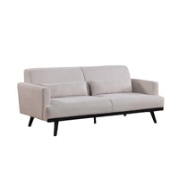 Brassex 3-Seater Micah Sofa - Beige-Contemporary styling
