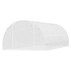 Outsunny - Serre tunnel grande taille avec structure en acier de qualité supérieure - 26 pi x 10 pi x 6,6 pi - La serre portable est composée d’un tissu en maille PE solide et de haute qualité  
