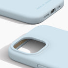 Ideal of Sweden - Coque en silicone MagSafe pour iPhone 17e/16e/15/14/13 - Bleu clair-Revêtement anti-poussière et anti-empreintes