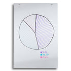 Staples Easel Pad, 24" x 35-1/2", Plain White-Features two holes on top for secure, easy fastening
