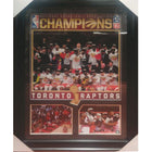 Toronto Raptors 2019 World Champion Collage - Framed Print - 28" x 39"-Premium raptors