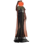 HOMCOM Animatronic Skull Pumpkin Ghost Prop Halloween Decoration-Skull pumpkin ghost design with a bendable arm 