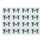 Pendaflex A-Z Grey End Tab Filing Labels - Y - 240 Pack-Compatible with DataFile L8701 series labels
