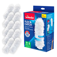 Vileda Flex & Catch Heavy Duty Refills - 10 Pack-Captures up to 3X more dust than traditional feather dusters*