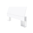 Nexera Storage Headboard - Full Size - White-Not compatible with metal bed frames