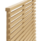 Modway Render Wall Mount Twin Headboard - Oak-Durable Particleboard Construction