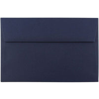 JAM Paper A9 Invitation Envelopes - 5.75 x 8.75 - Navy Blue - 25 Pack-Envelope Features: Straight flap gum closure, high quality Smooth paper finish