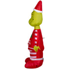 GEMMY - Grinch de Noël gonflable en pyjama-Se dégonfle pour un rangement facile