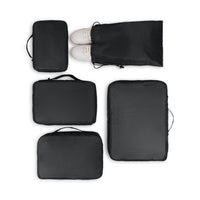 Bugatti 5 Piece Packing Cubes - Black-Made of lightweight and durable polyester